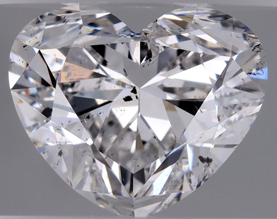 1.5 Carat Heart - Natural Diamond - 1.59 - E - SI2 - VG - VG - Diamonds By Rothschild