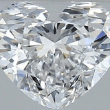 1.5 Carat Heart - Natural Diamond - 1.65 - D - VS2 - VG - EX - VG - Diamonds By Rothschild