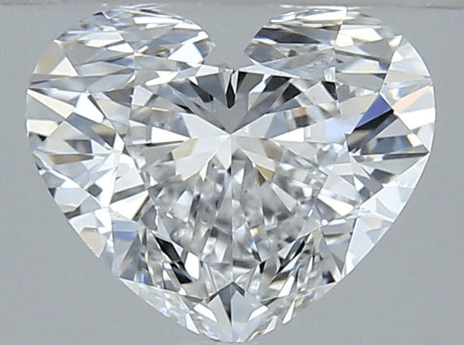 1.5 Carat Heart - Natural Diamond - 1.65 - D - VS2 - VG - EX - VG - Diamonds By Rothschild