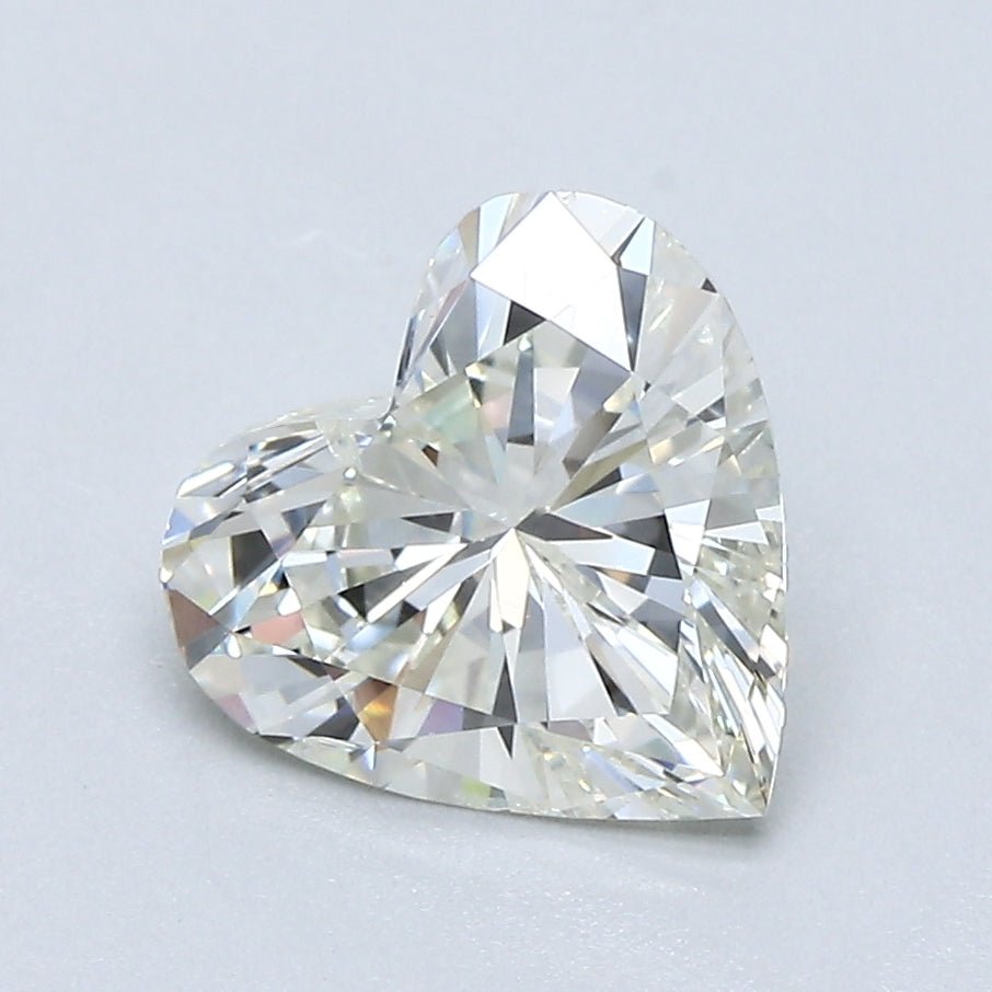 1.5 Carat Heart - Natural Diamond - 1.67 - L - I1 - G - G - G - Diamonds By Rothschild