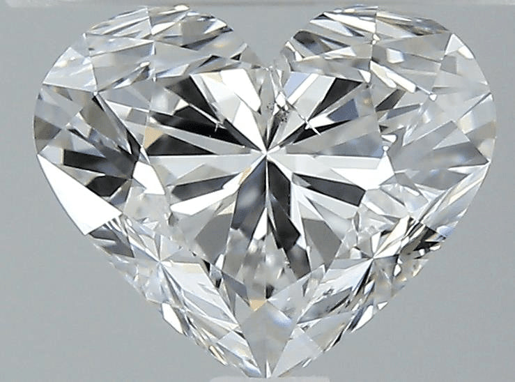 1.5 Carat Heart - Natural Diamond - 1.7 - E - SI2 - VG - EX - EX - Diamonds By Rothschild