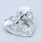 1.5 Carat Heart - Natural Diamond - 1.7 - F - VS1 - VG - EX - EX - Diamonds By Rothschild