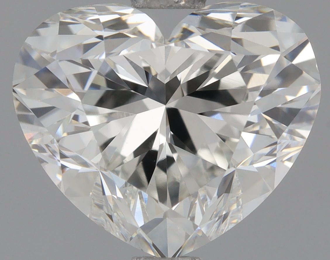 1.5 Carat Heart - Natural Diamond - 1.7 - G - VS1 - EX - VG - Diamonds By Rothschild