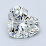 1.5 Carat Heart - Natural Diamond - 1.7 - H - VS2 - EX - EX - VG - Diamonds By Rothschild