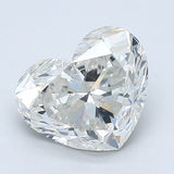 1.5 Carat Heart - Natural Diamond - 1.7 - I - SI2 - VG - EX - EX - Diamonds By Rothschild
