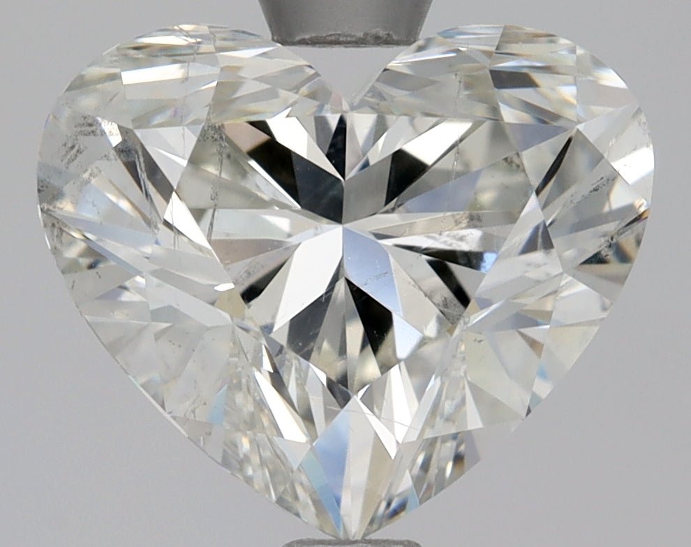 1.5 Carat Heart - Natural Diamond - 1.74 - J - SI2 - EX - VG - Diamonds By Rothschild