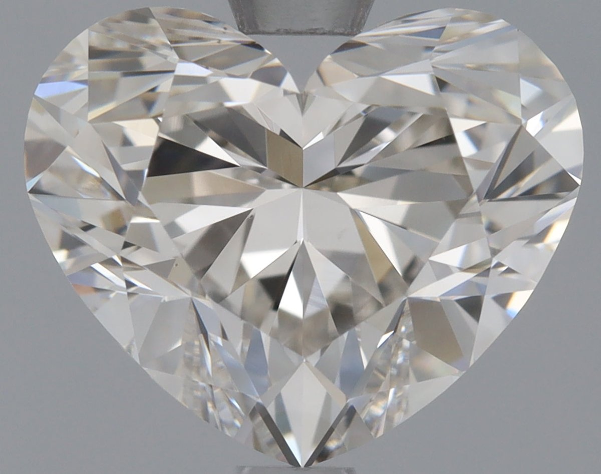 1.5 Carat Heart Shape Cut Natural Diamond - I VS1 - 1.7ct - EX Cut Grade - Diamonds By Rothschild