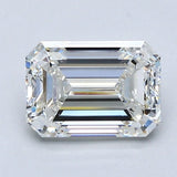 1.5 Carat Emerald Cut Natural Diamond - I VS1 - 1.5ct - VG Cut Grade