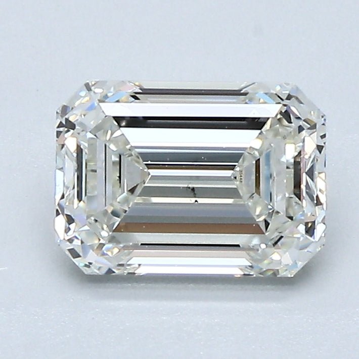 1.5 Carat Natural Diamond - EMERALD - 1.51 - I - SI1 - Diamonds By Rothschild