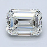 1.5 Carat Natural Diamond - EMERALD - 1.7 - I - VVS2 - Diamonds By Rothschild