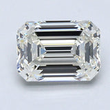 1.5 Carat Emerald Cut Natural Diamond - J VVS1 - 1.52ct - VG Cut Grade