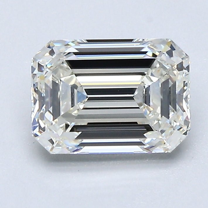 1.5 Carat Emerald Cut Natural Diamond - J VVS1 - 1.52ct - VG Cut Grade
