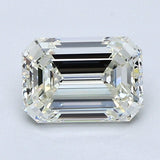 1.5 Carat Emerald Cut Natural Diamond - K IF - 1.54ct - G Cut Grade