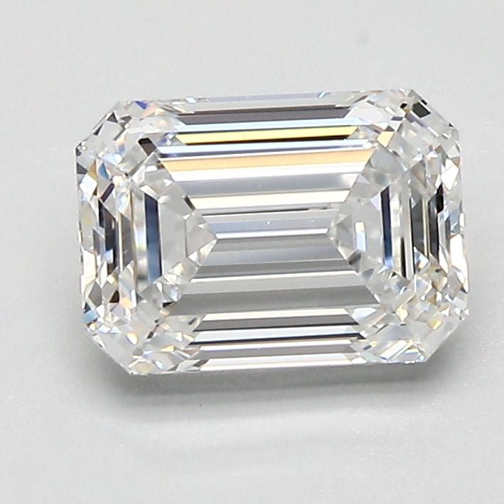 1.5 Carat Emerald Cut Natural Diamond - E VS1 - 1.52ct - EX Cut Grade