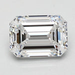 1.5 Carat Emerald Cut Natural Diamond - D VVS1 - 1.51ct - G Cut Grade