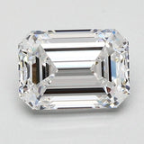 1.5 Carat Emerald Cut Natural Diamond - D VVS1 - 1.51ct - G Cut Grade
