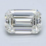 1.5 Carat Emerald Cut Natural Diamond - J VVS2 - 1.5ct - VG Cut Grade
