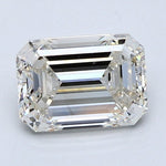 1.5 Carat Emerald Cut Natural Diamond - J VVS2 - 1.56ct - VG Cut Grade