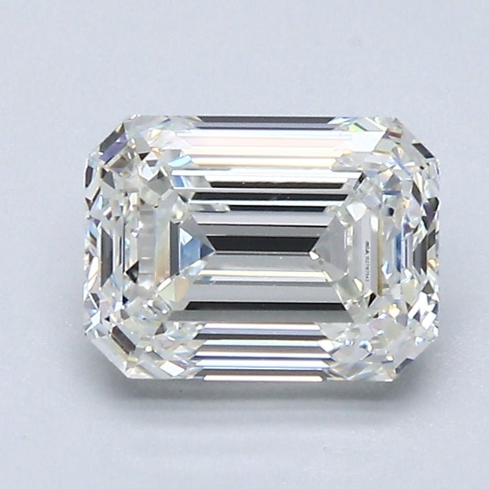1.5 Carat Emerald Cut Natural Diamond - I VS1 - 1.5ct - G Cut Grade