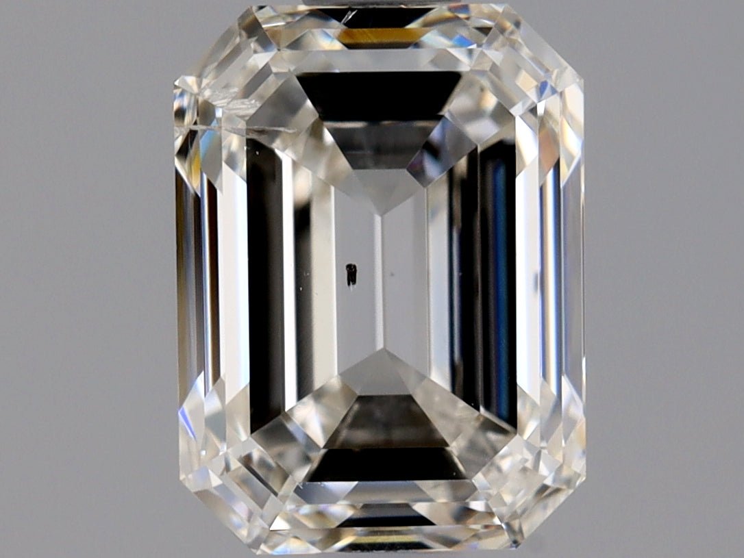 1.5 Carat Emerald Cut Natural Diamond - J I1 - 1.51ct - VG Symmetry Grade