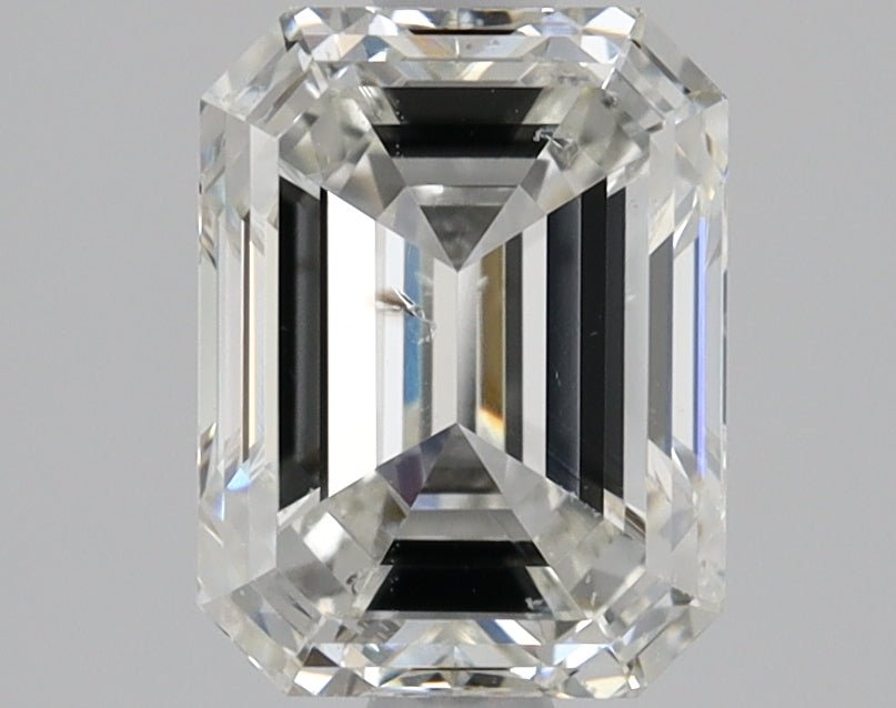 1.5 Carat Emerald Cut Natural Diamond - I I1 - 1.5ct - G Symmetry Grade