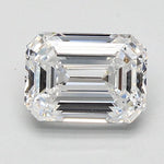 1.5 Carat Emerald Cut Natural Diamond - D VVS1 - 1.5ct - EX Cut Grade