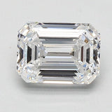 1.5 Carat Emerald Cut Natural Diamond - D VVS1 - 1.5ct - EX Cut Grade