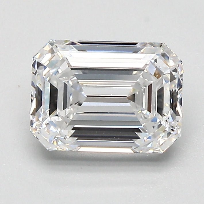 1.5 Carat Emerald Cut Natural Diamond - D VVS1 - 1.5ct - EX Cut Grade