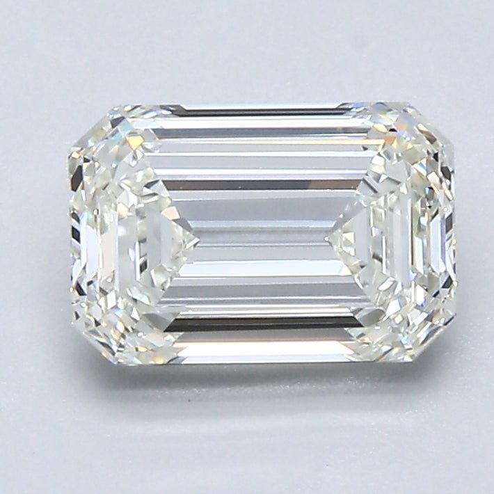 1.5 Carat Emerald Cut Natural Diamond - K VVS2 - 1.51ct - VG Cut Grade