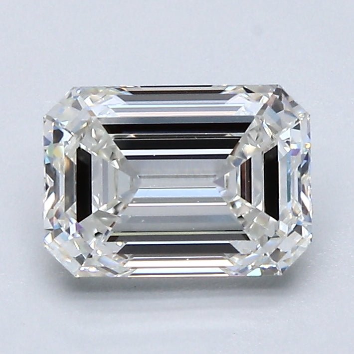 1.5 Carat Emerald Cut Natural Diamond - I VVS2 - 1.51ct - VG Cut Grade