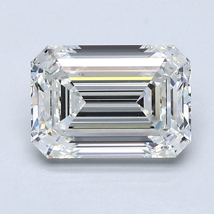 1.5 Carat Emerald Cut Natural Diamond - H IF - 1.52ct - EX Cut Grade