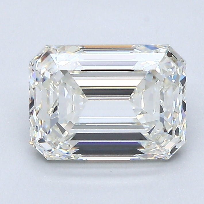 1.5 Carat Emerald Cut Natural Diamond - J VVS2 - 1.7ct - EX Cut Grade