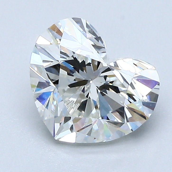 1.5 Carat Natural Diamond - HEART - 1.7 - J - SI1 - Diamonds By Rothschild