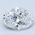 1.5 Carat Natural Diamond - OVAL - 1.51 - D - SI1 - Diamonds By Rothschild