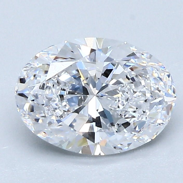 1.5 Carat Natural Diamond - OVAL - 1.51 - D - SI1 - Diamonds By Rothschild