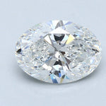 1.5 Carat Natural Diamond - OVAL - 1.7 - F - VS2 - Diamonds By Rothschild