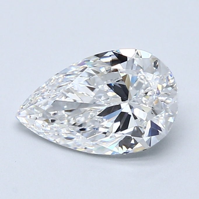 1.5 Carat Natural Diamond - PEAR - 1.5 - D - VS2 - Diamonds By Rothschild