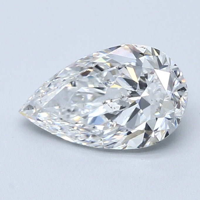 1.5 Carat Natural Diamond - PEAR - 1.5 - E - SI2 - Diamonds By Rothschild