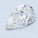 1.5 Carat Natural Diamond - PEAR - 1.5 - F - SI1 - Diamonds By Rothschild