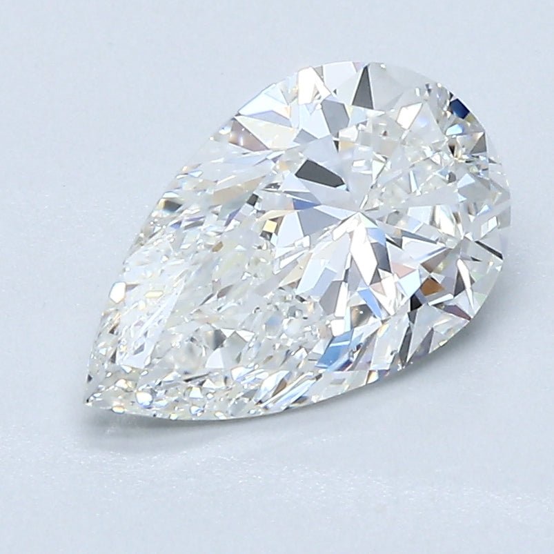 1.5 Carat Natural Diamond - PEAR - 1.5 - F - SI1 - Diamonds By Rothschild