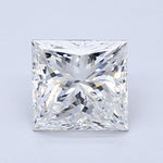 1.5 Carat Natural Diamond - PRINCESS - 1.51 - G - SI2 - Diamonds By Rothschild