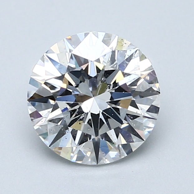 1.5 Carat Natural Diamond - Round - 1.5 - D - SI2 - Diamonds By Rothschild