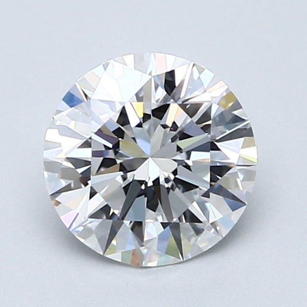 1.5 Carat Natural Diamond - Round - 1.5 - D - VVS2 - Diamonds By Rothschild