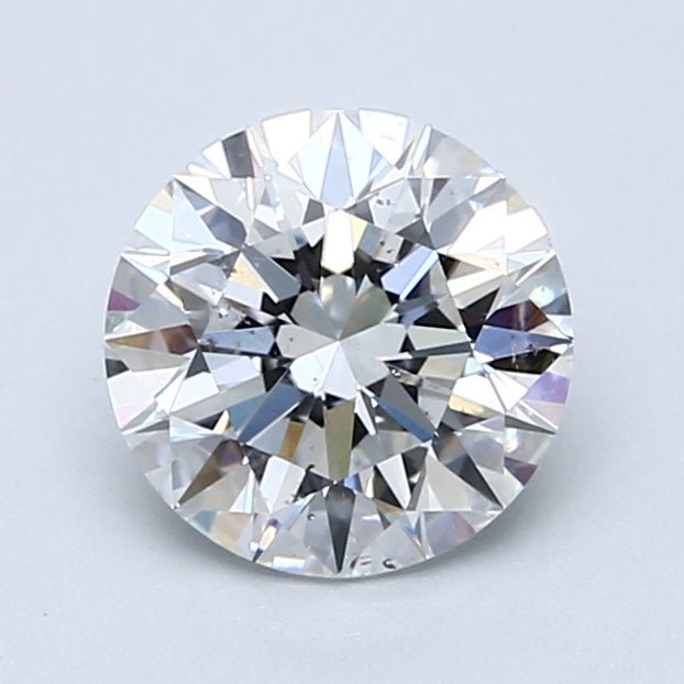 1.5 Carat Natural Diamond - Round - 1.51 - E - SI1 - Diamonds By Rothschild