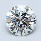 1.5 Carat Natural Diamond - Round - 1.59 - H - SI1 - Diamonds By Rothschild