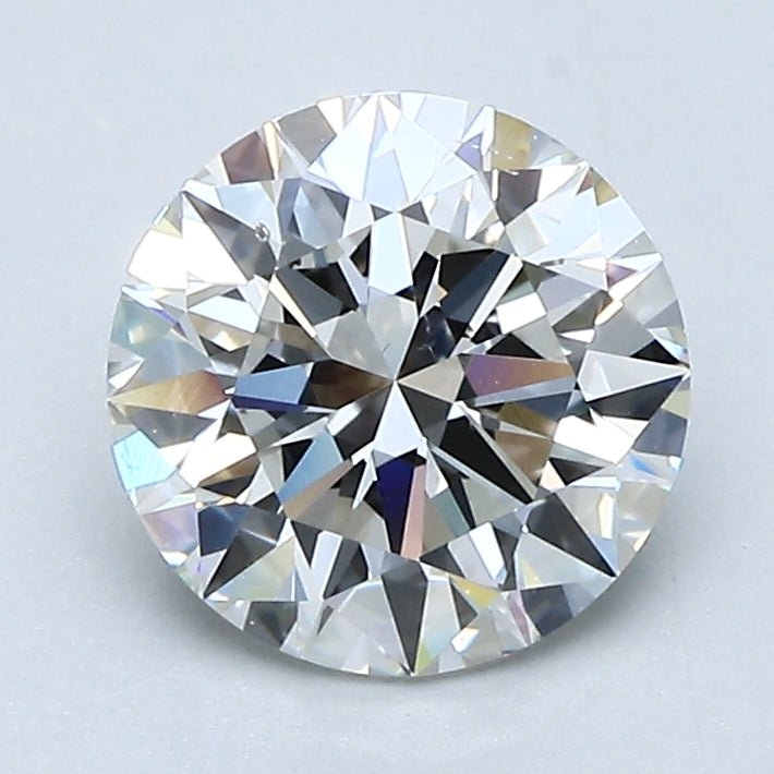 1.5 Carat Natural Diamond - Round - 1.59 - H - SI1 - Diamonds By Rothschild