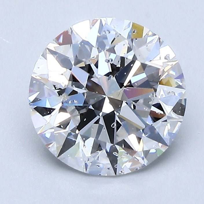1.5 Carat Natural Diamond - Round - 1.7 - D - I1 - Diamonds By Rothschild