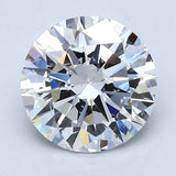 1.5 Carat Natural Diamond - Round - 1.7 - D - SI1 - Diamonds By Rothschild