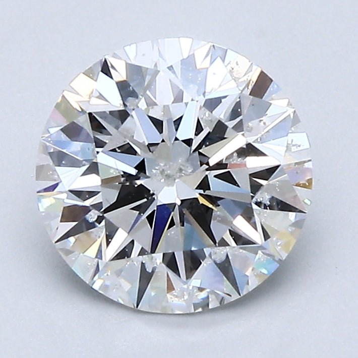 1.5 Carat Natural Diamond - Round - 1.75 - E - I1 - Diamonds By Rothschild