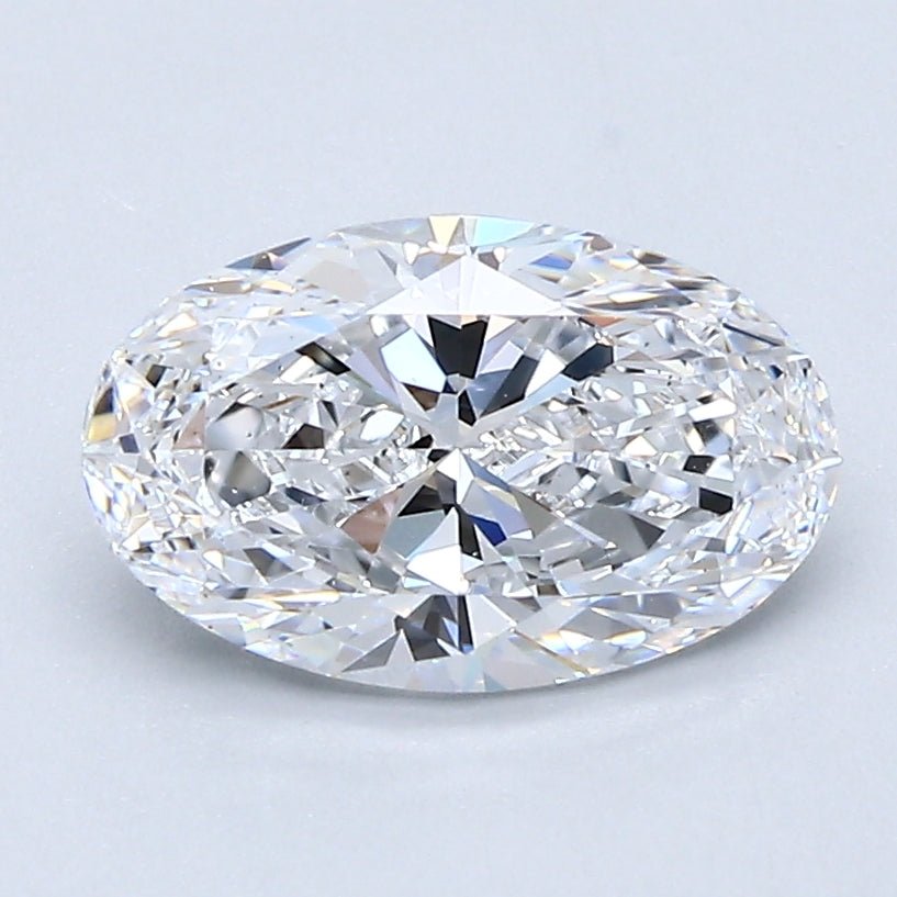 1.5 Carat Oval Cut Natural Diamond - D VS2 - 1.51ct - VG Cut Grade - Diamonds By Rothschild
